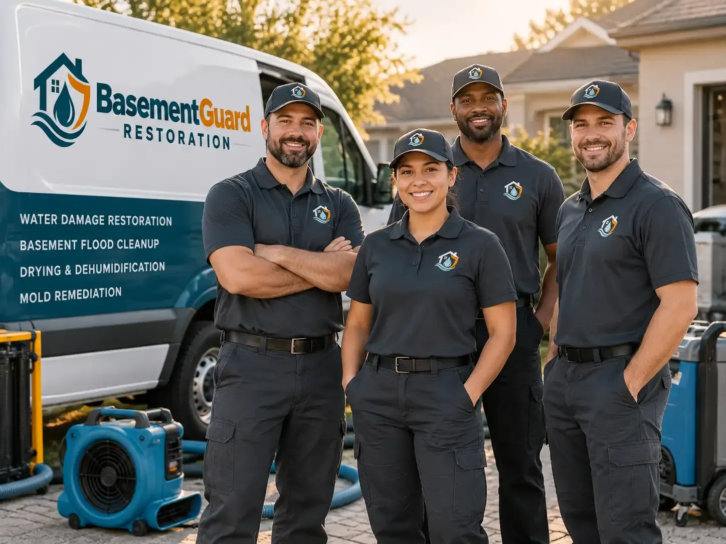 Basement Water Damage Restoration company in Hills, IA